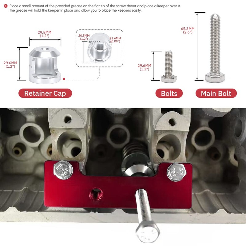 PQY Valve Spring Compressor Tool Removal Tool Compatible with Honda