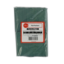 TIMCO Individual Packers - 28mm - 1.0mm - Green - 200 Pieces - to Ensure Correct Weight Distribution of Glazed Units and Increase Security Around Fixing Points During Frame Fitting