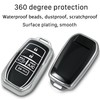 Kirsnda Key fob Cover with Metal Buckle Compatible with Toyota