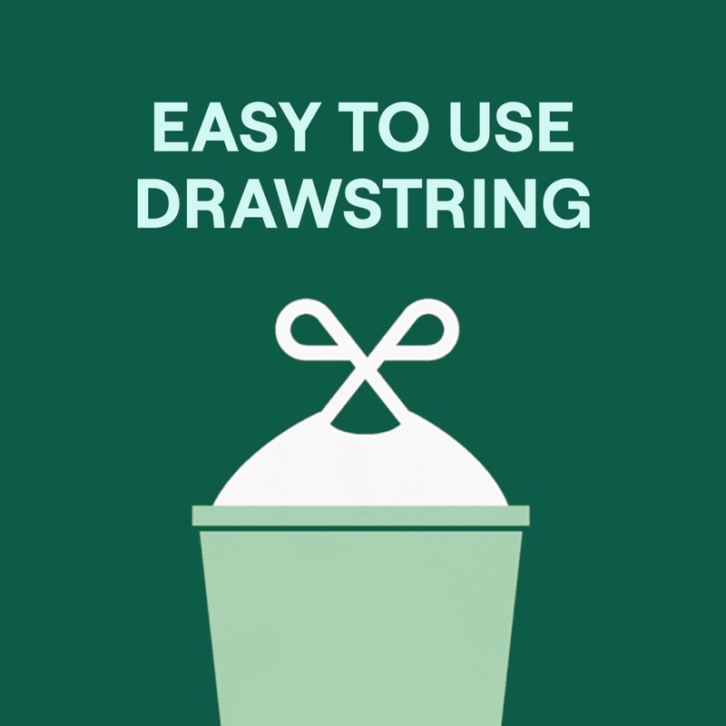 Seventh Generation Kitchen Garbage Bags 13 Gallon Pack of 6