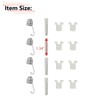 RLB-HILON Headlight Adjuster Kit Screws Nuts Springs Compatible with Chevy
