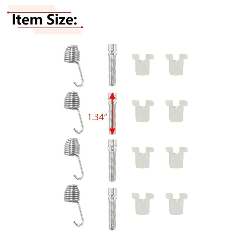 RLB-HILON Headlight Adjuster Kit Screws Nuts Springs Compatible with Chevy