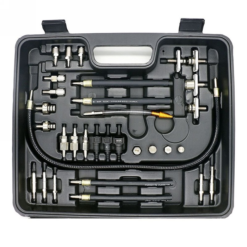 Fuel Injector Cleaner Kit, Non-dismantle 1000ML 150PSI Fuel Injector Tester