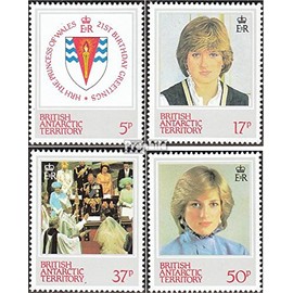 UK Areas Antarctica 94-97 (complete.issue.) unmounted mint/never hinged ** MNH 1982 Birthday Princess Diana (Stamps for collectors) British royal family (Diana, Charles, Elisabeth ..)