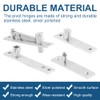 2 Pack Heavy Duty Pivot Hinge, 360 Degree Rotation Stainless
