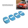 4PCS Door Lock Striker Cover Stainless Steel Strong Protection Replacement
