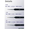 Cali&Brita Brush, Smear Holder, Set of 3, Extra Fine Plastic