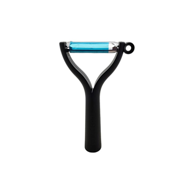 Tupperware Peeler Universal Peeler Black D119 Peeler Flat Cut Serrated