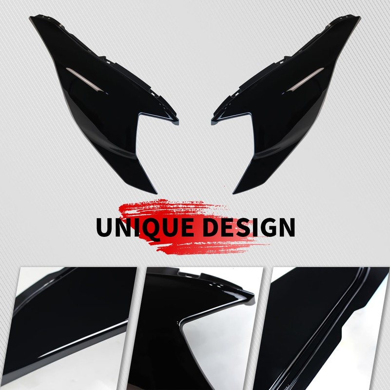 CPOWACE Gloss Black Fairing Panels Compatible with Can-Am Ryker All