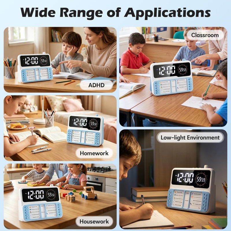 Visual Timer for Kids/Adults, ADHD Tools for Kids with Visual