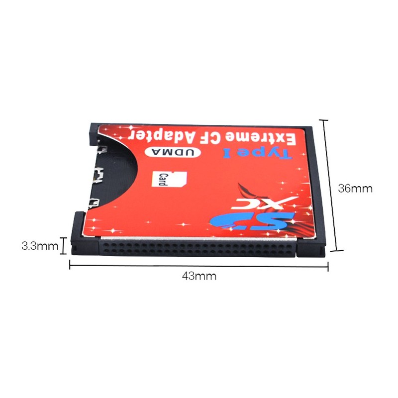 RGBS SD SDHC SDXC to High Speed Extreme Compact Flash