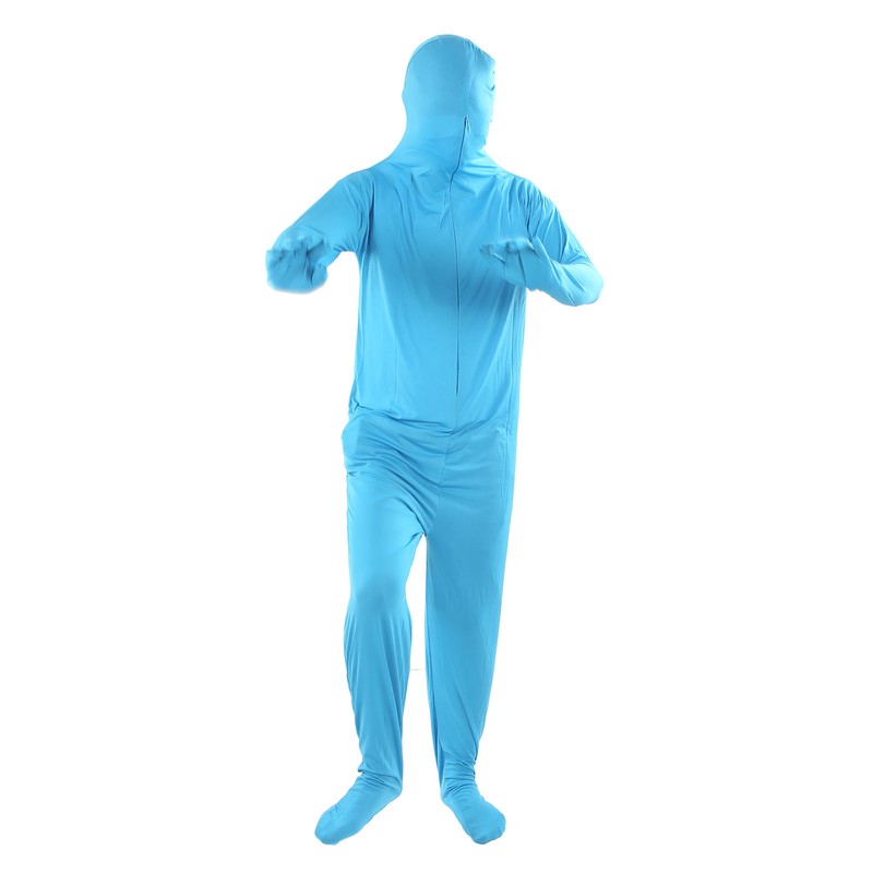 Photography Chromakey Bodysuit Blue Special Effects Full Body Stretch Fabric