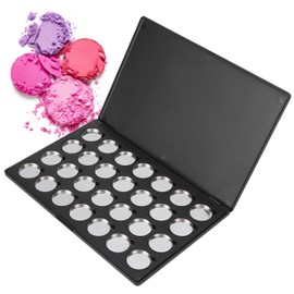 Magnetic Palette Portable Empty Makeup Palette with 28 Round Metal Pan for DIY Eyeshadow Blush 23 X 15cm