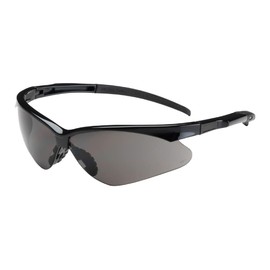 PIP 250-28-0001 Adversary Semi-Ri mLess Safety Glasses with Gray Lens and Anti-Scratch Coating, Green (Pack of 12)