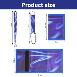 GmeDhc Wallet for Boys Girls and Children Collar Hook Wallet Boys Teenagers Neutral, c, Fashion