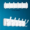 SKOLOO Coat Rack Wall Mount - Wooden White Wall Coat