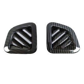 YOUTOOCAR Carbon Fiber Style Side Air Conditioning Vent Outlet Trim Frame Cover Right & Left AC Air Vent Cover Compatible with 2020-2022 Kia Telluride Accessories