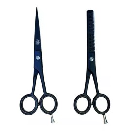 Oshen Duo De Tijeras Corte Y Entresacar 6 Pul Con Estuche Colores