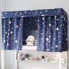 Millya Student Domitory Blackout Bed Curtain Galaxy Starry Bed Canopy