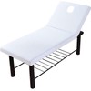 Yunzhou Massage Table Sheets, Massage Bed Cover with Face Hole,