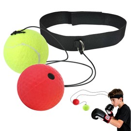 OMASUNB Fun Boxing Training Kit, Reflex Boxing Ball Game with Adjustable Headband & String, Hand-Eye Coordination Training, Durable Boxing Equipment & Fitness Boxing Games