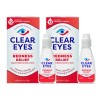 Clear Eyes Redness Relief Promo Pack Gotas Ojos Rojos 2x15ml
