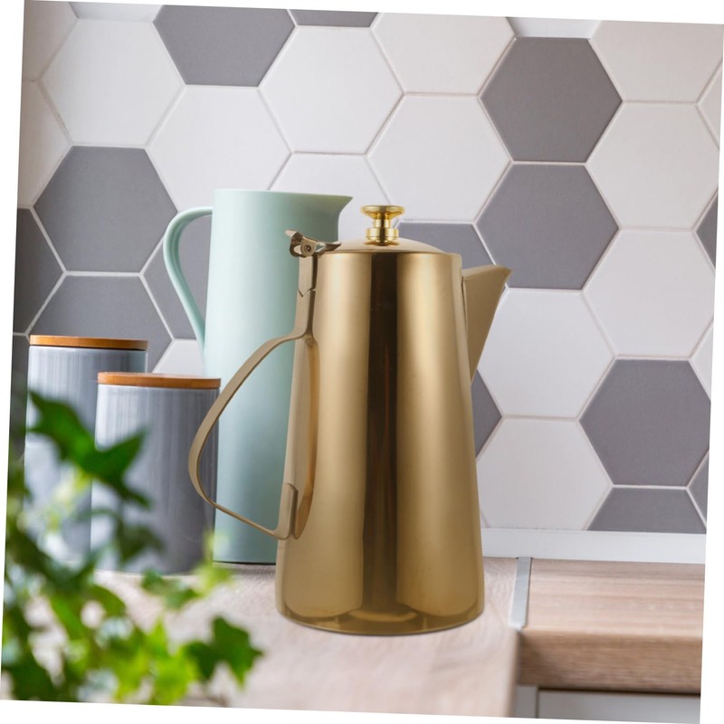 NOLITOY Stainless Steel Cold Water Kettle Elegant Design with Ergonomic