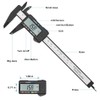 LCD Screen Digital Caliper, 150mm Caliper Measuring Tool, Inch/Millimeter Conversion,