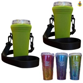 Cruise Ship Essentials Cup Sling Cruise Essentials 2024. Caribbean Cruise Must Haves. Cruise Ship Essentials 2024, Caribbean Royal, Caribbean cruise essentials 2024 (2-Pack) (Green)