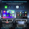 Hikity Single Din Car Stereo Wireless Carplay Android Auto, 7‘’
