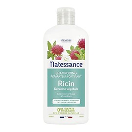 Natessance - Strengthening Shampoo - Castor & Vegetable Keratin - 250ml Bottle