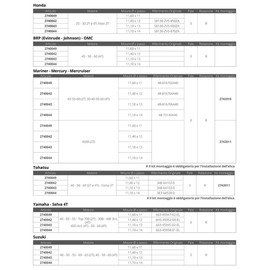 SOLAS 3311-114-12 Amita 3 Aluminum 3-Blade Propeller - RH, 11.4" Diameter x 12" Pitch x 13-Spline