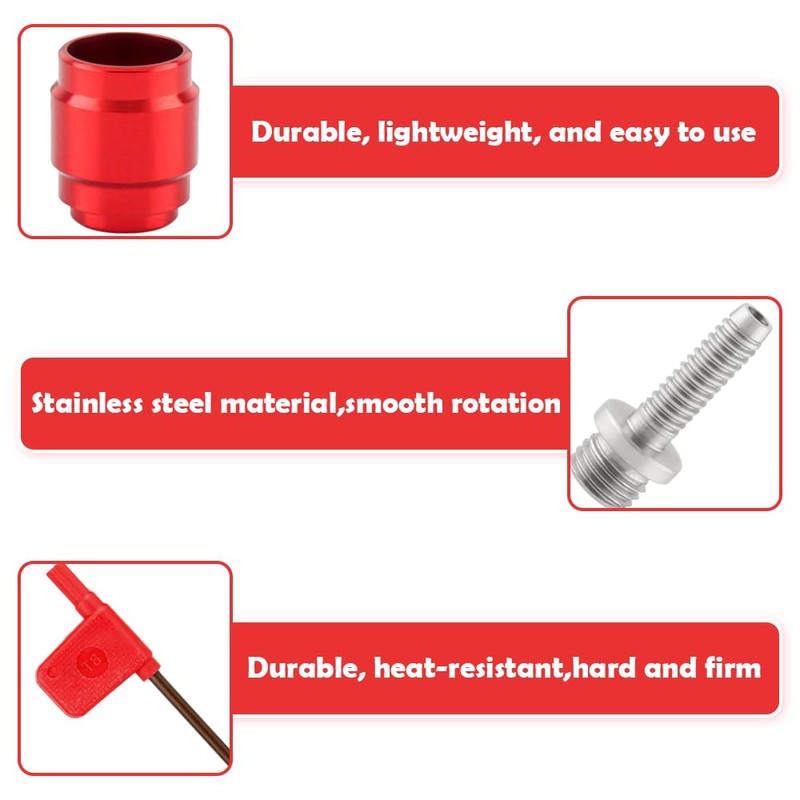 4 Sets Bike Oil Olive Insert Kit for Avid SRAM