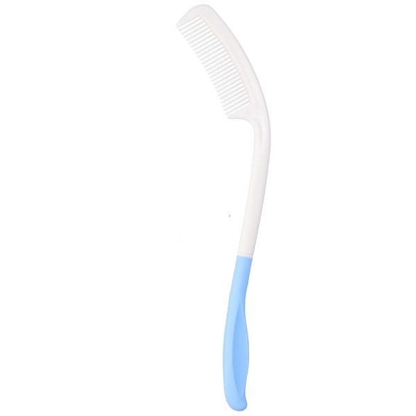 Long Handled Hair Combs, Curved Handles Comb for Elderly Hand