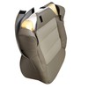 NLQR Driver and Passenger Replacement Bottom Seat Covers Leather Tan