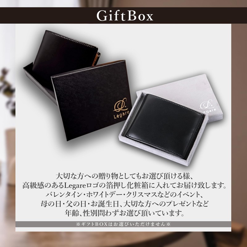 Legare Folded Wallet, Genuine Leather, Large Capacity for 15 Cards,