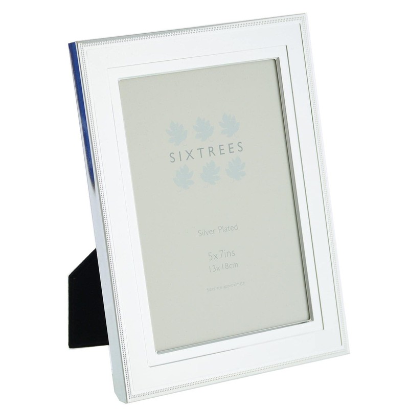 Sixtrees Drago - Silver Plated Photo Frame 5 x 7