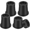 Abizarch 4 Pack Bed Risers 3.3 Inch, Adjustable Round Bedding