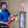 iSYFIX Fire Extinguisher Sign – 2 Pack 4x12 Inch –