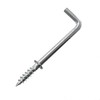 50MM 2" Chrome Shouldered Straight Cup Hook Dresser Screw in