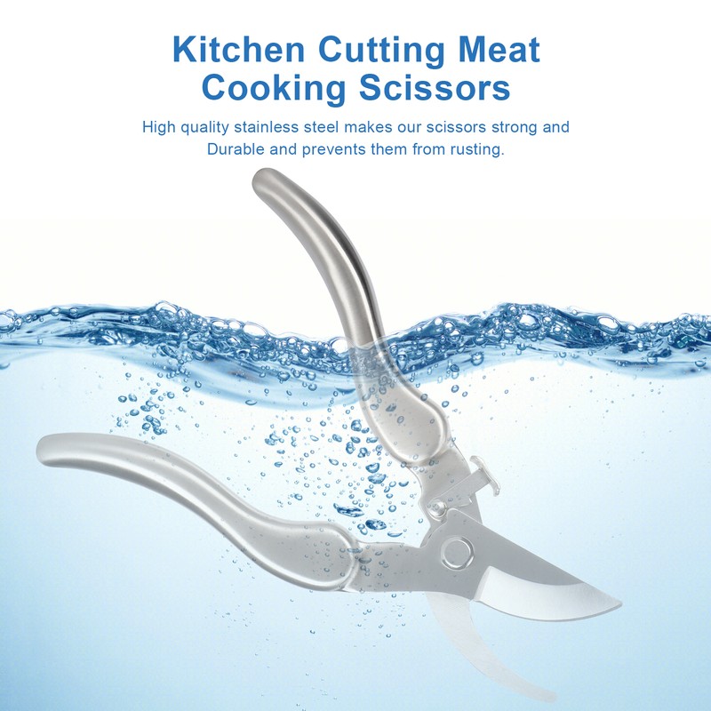 Poultry Kitchen Shears Stainless Steel Kitchen Meat Cooking Scissors for