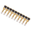 10 Pcs Valve Stems TR500 Straight Brass Heavy Duty Clamp