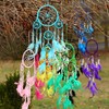 Pink Pineapple handmade dream catcher with silver beads, 12 cm