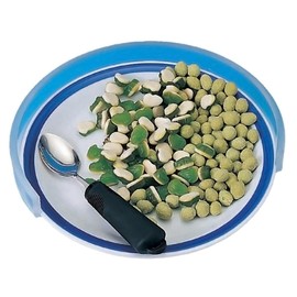 Aidapt None Slip Plate Guard Surround Eating Aid For Plates 216-254mm (8.5-10 Inches) For Elderly, Disabled and Users with Limited Dexterity