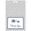 MyExpression.com 50 Cnt Navy Chevron Elephant Baby Thank You Cards