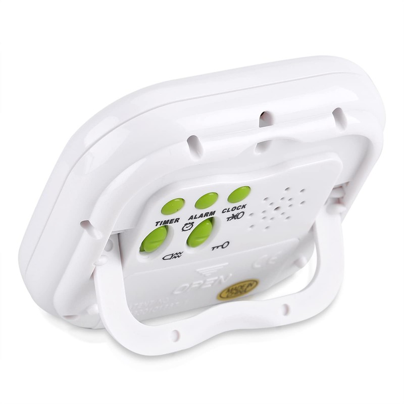 QANYEGN Digital Kitchen Timer, Music Vibration Digital LCD Alarm Clock,