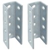 eoere 2 PCS U Shaped Splice Fittings Strut Connector Bracket