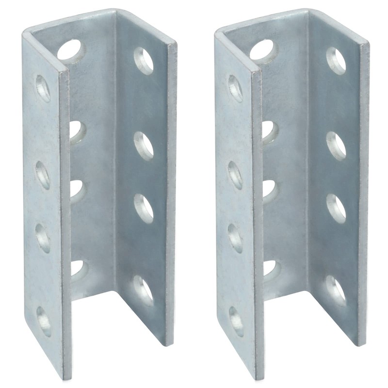 eoere 2 PCS U Shaped Splice Fittings Strut Connector Bracket