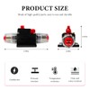 DXNQ 80A Inline Fuse Holder, 12V-48V DC Inline Reset Fuse