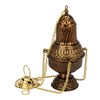 NKlaus 15016 Incense Burner Antique Brass 18 x 9 cm